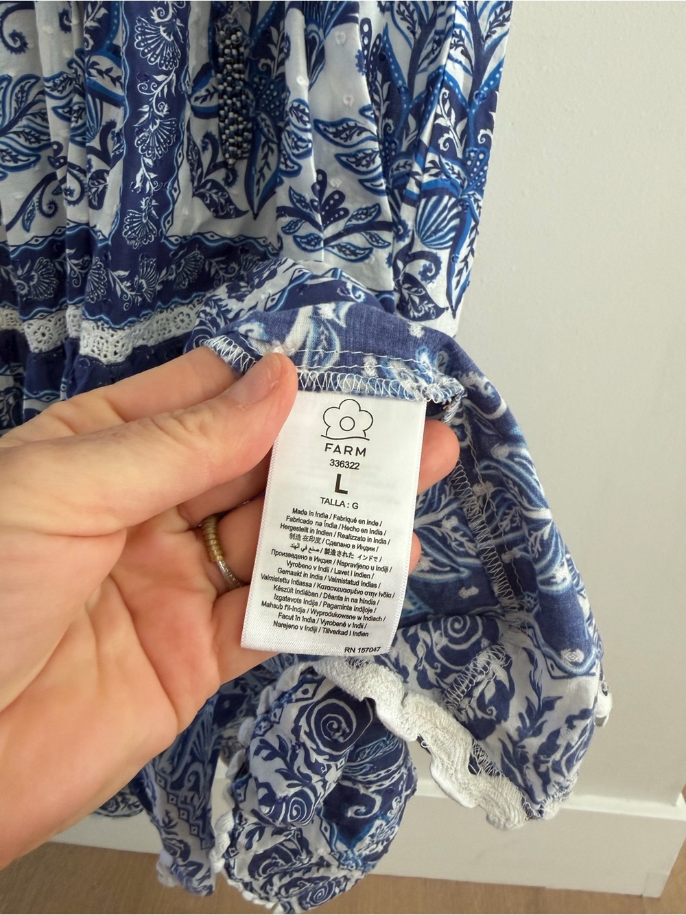 Farm Rio Shell Garden Maxi Dress - Picture 7 of 9